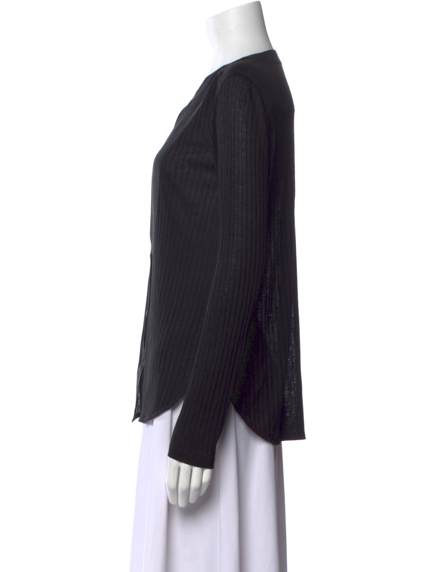 Raquel Allegra Long Sleeve Button-Up Top