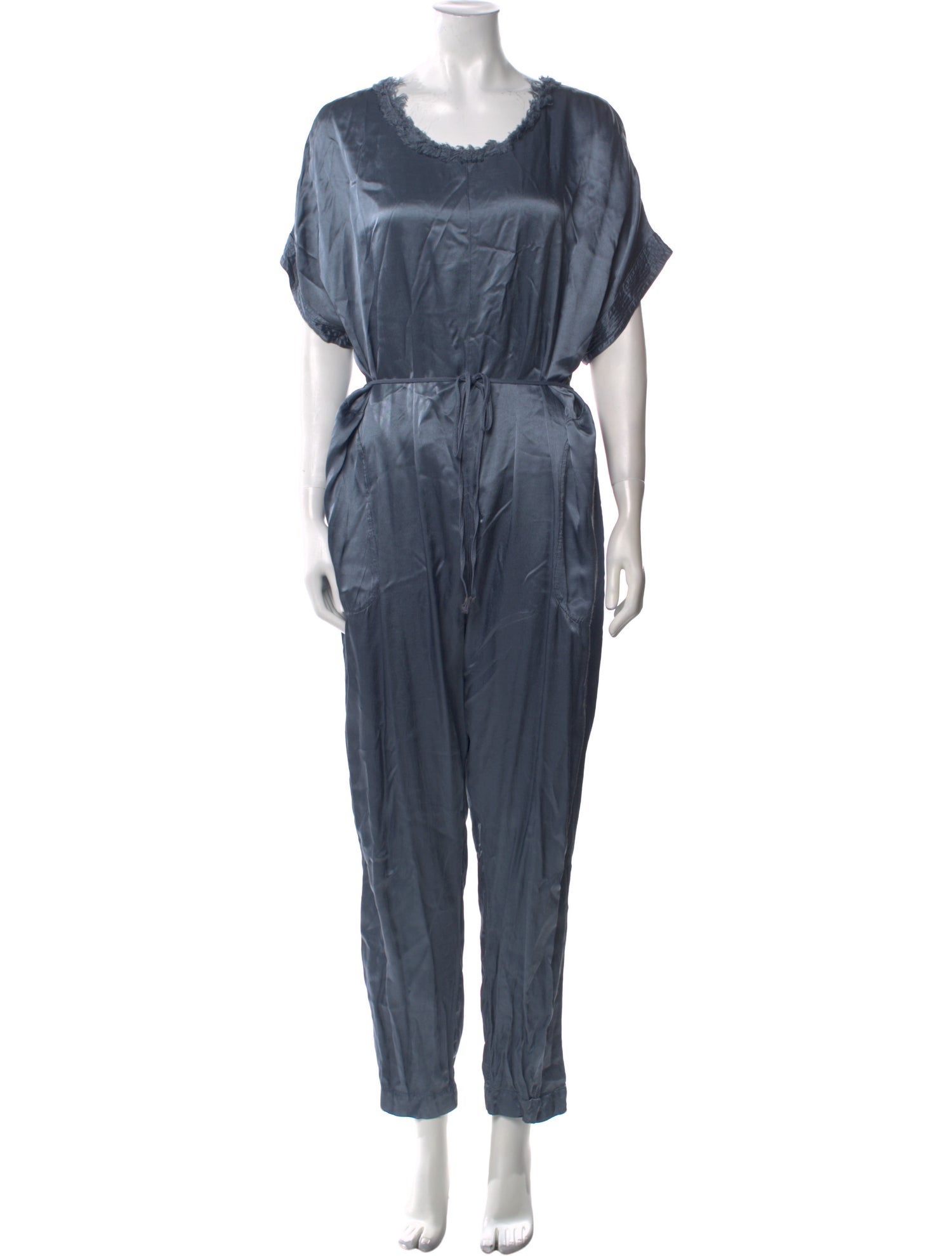 Raquel Allegra Scoop Neck Jumpsuit