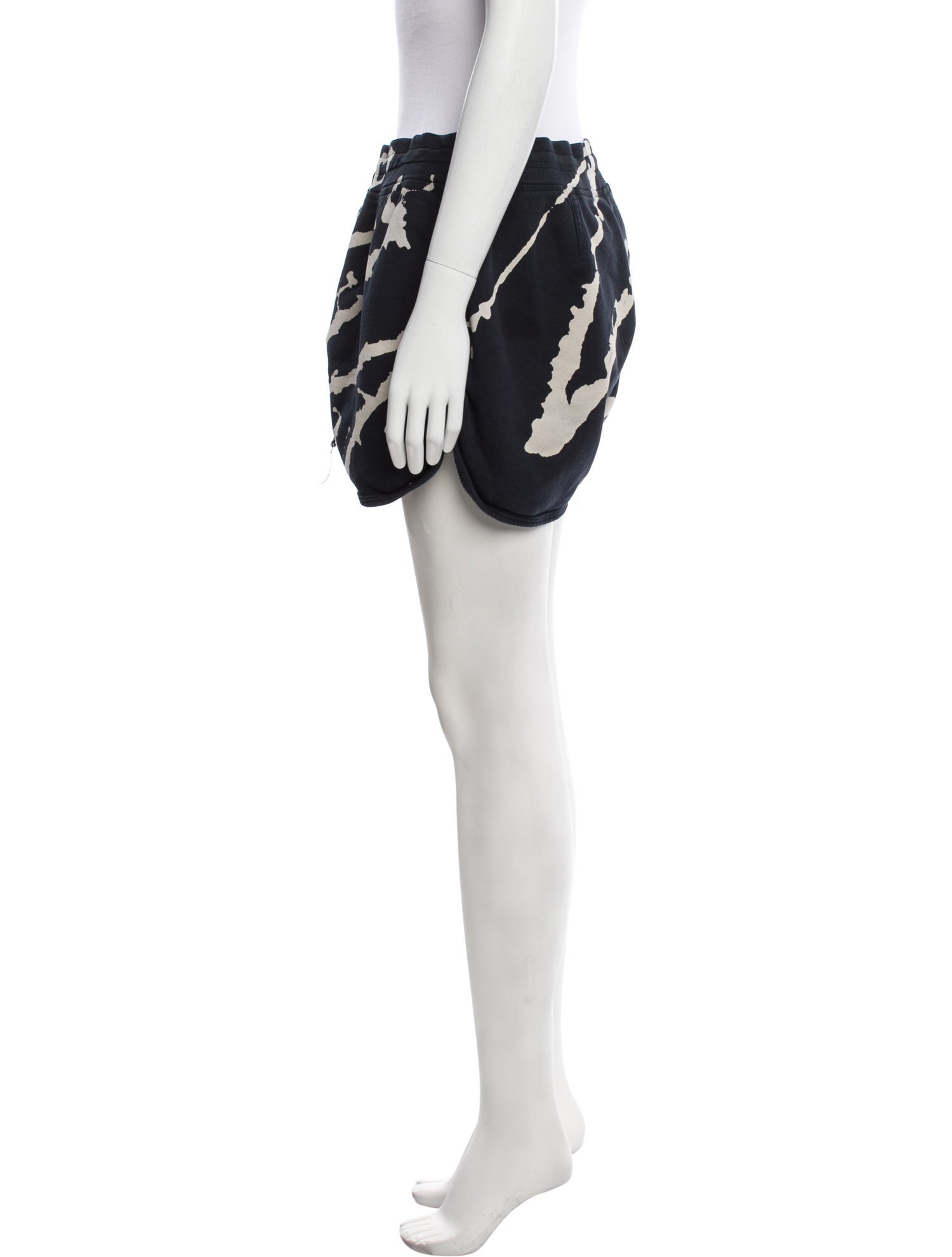 Raquel Allegra Printed Mini Shorts