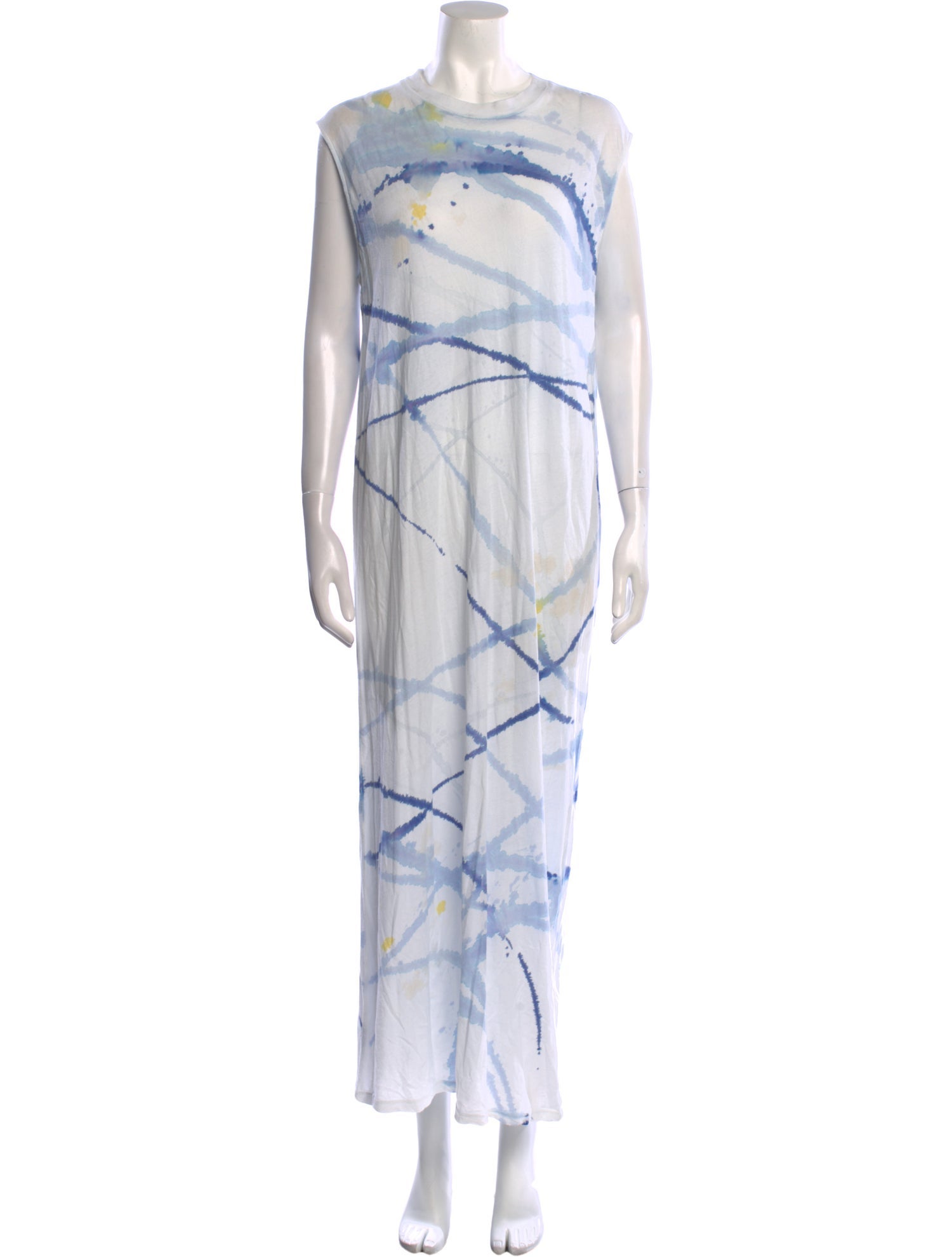 Raquel Allegra Tie-Dye Print Long Dress