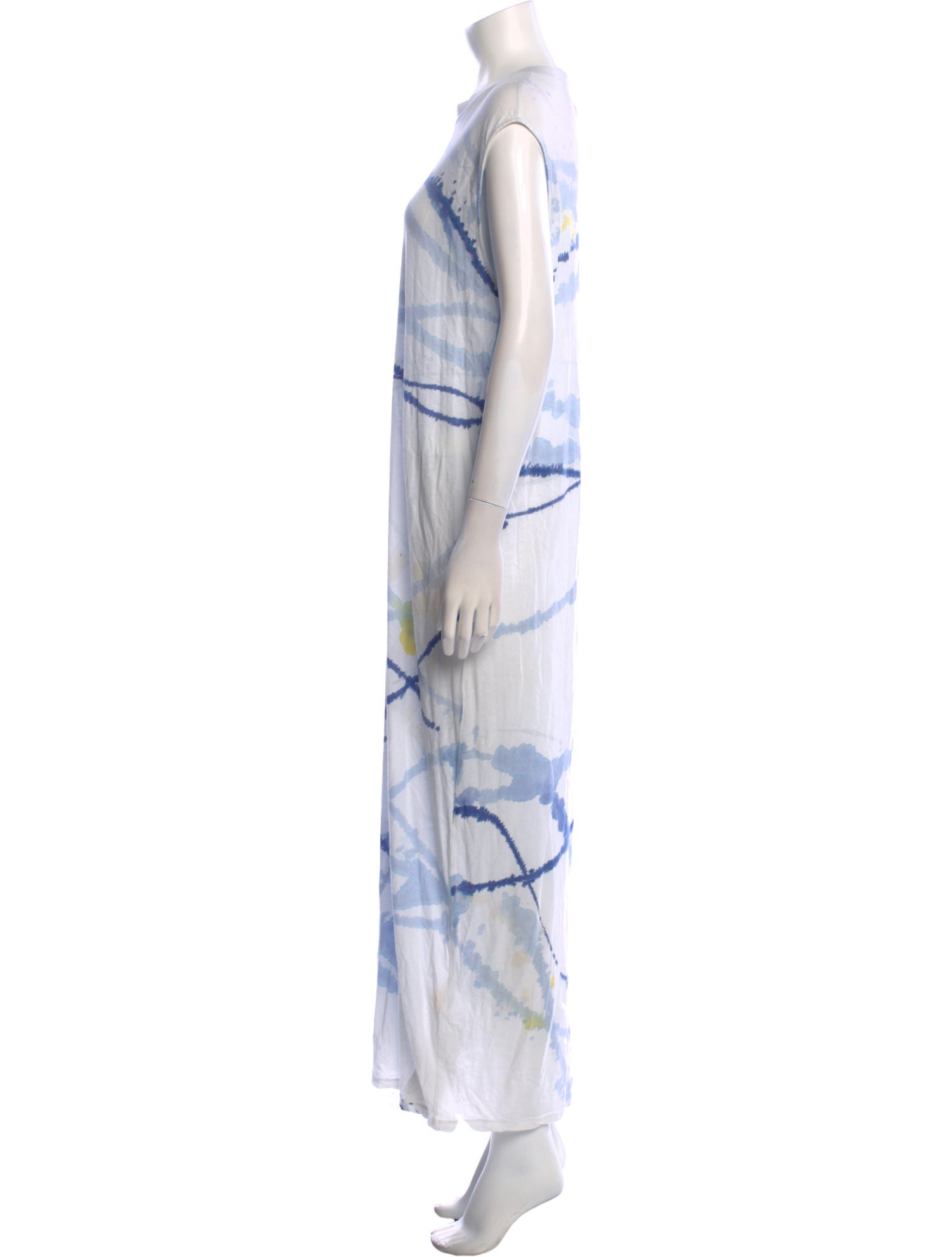 Raquel Allegra Tie-Dye Print Long Dress