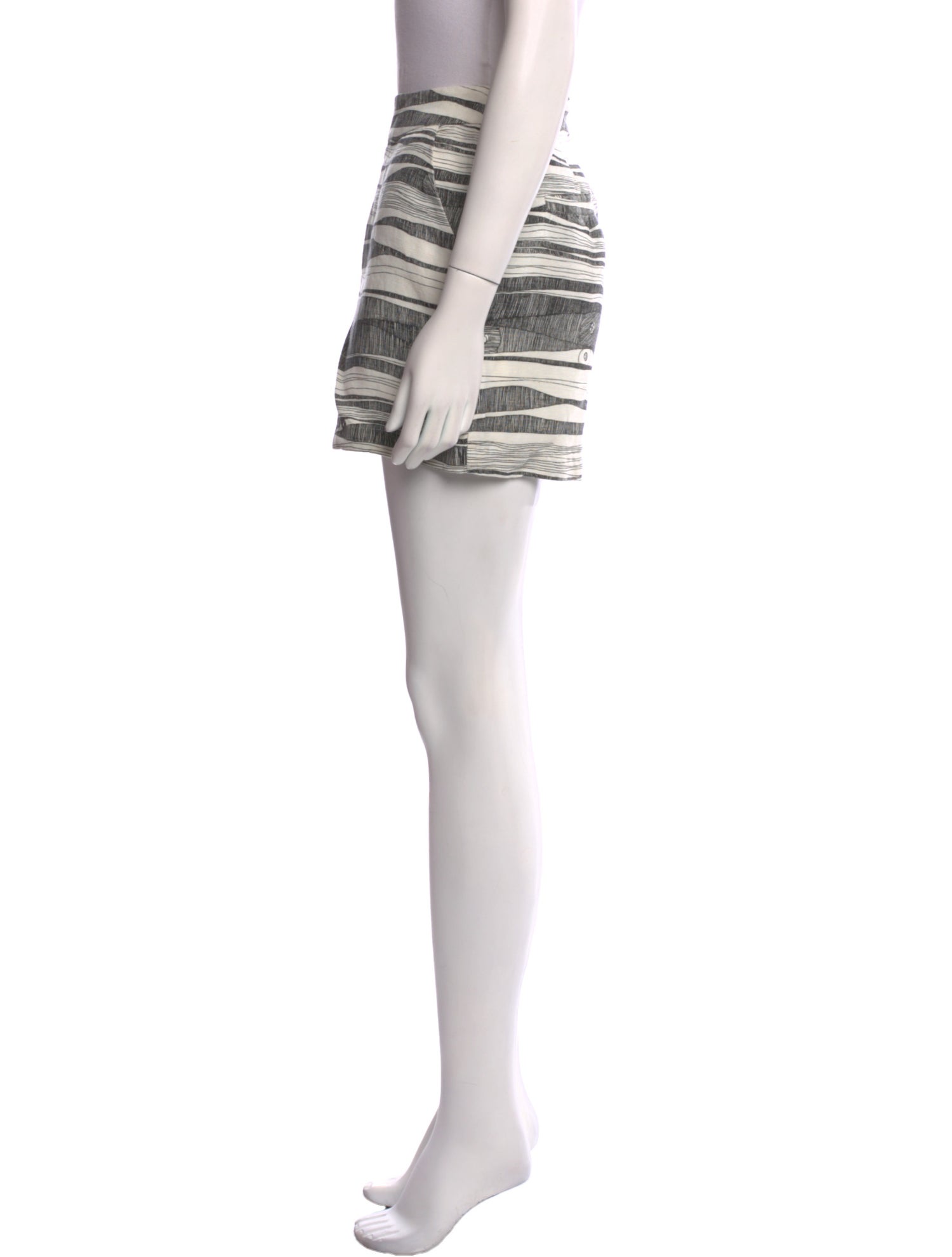 Raquel Allegra Silk Mini Shorts