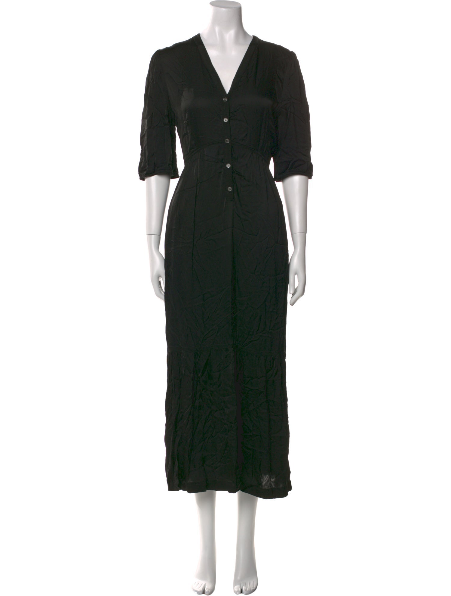 Raquel Allegra V-Neck Long Dress