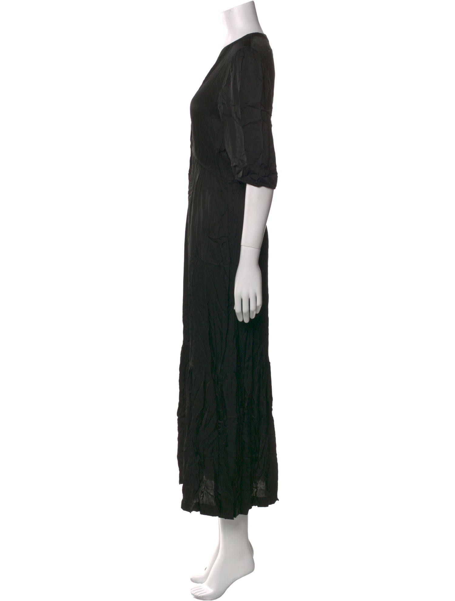 Raquel Allegra V-Neck Long Dress