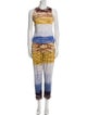 Raquel Allegra Tie-Dye Print Pant Set