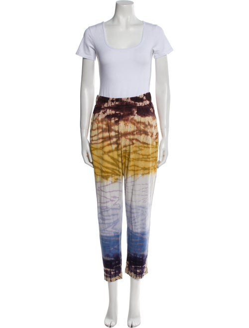 Raquel Allegra Tie-Dye Print Pant Set