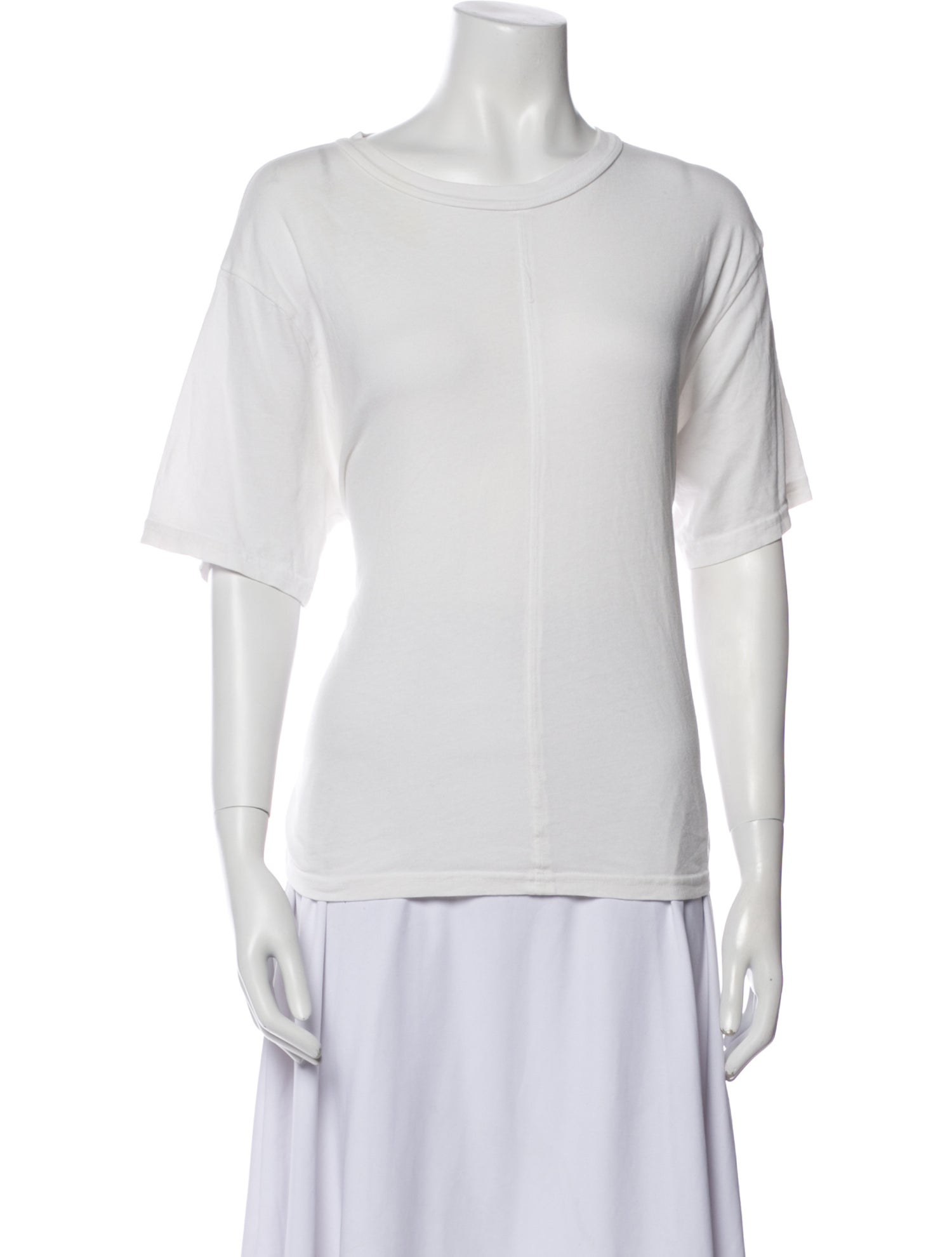 Raquel Allegra Scoop Neck Short Sleeve T-Shirt