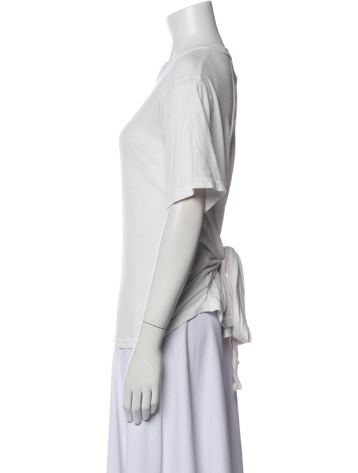 Raquel Allegra Scoop Neck Short Sleeve T-Shirt