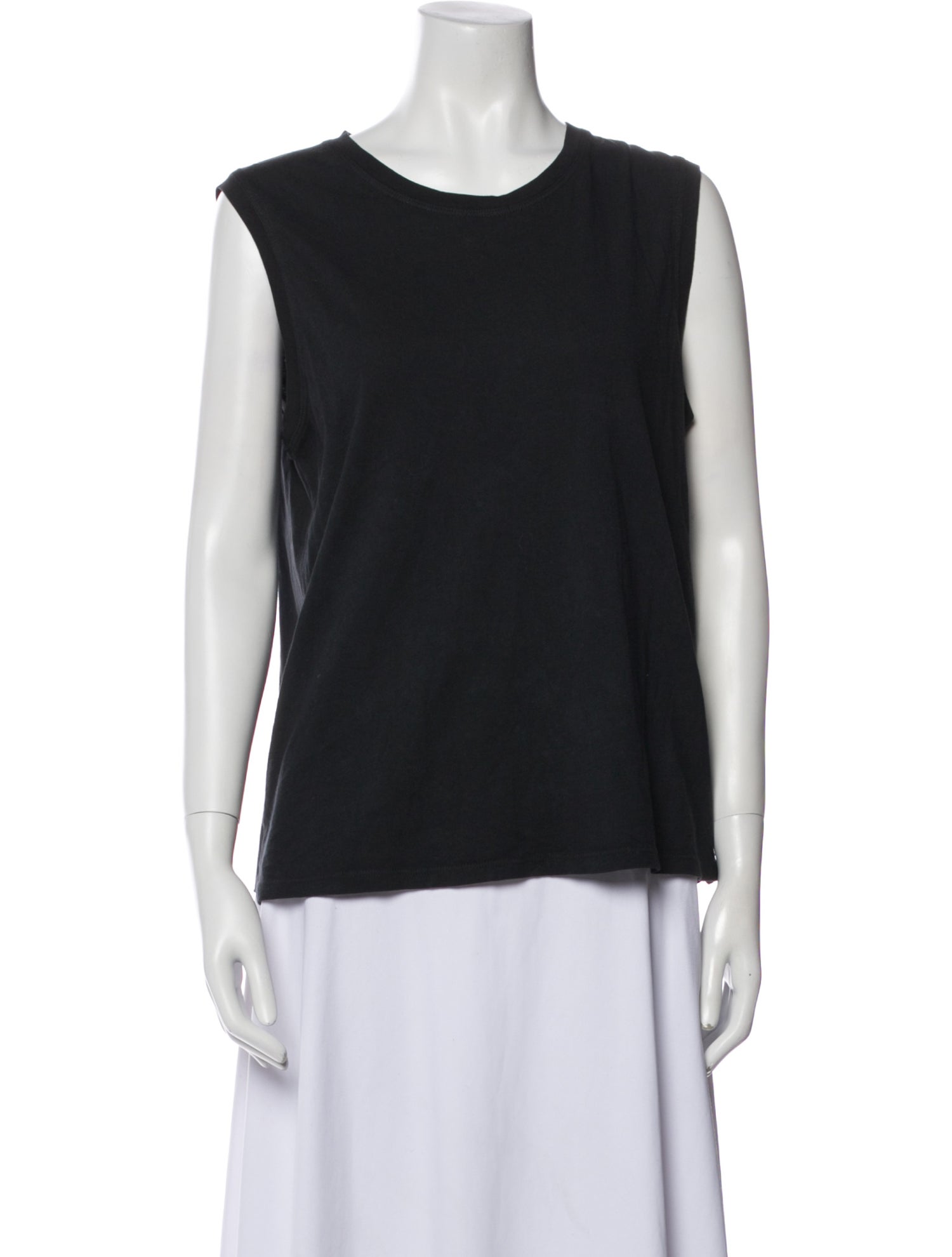 Raquel Allegra Scoop Neck Sleeveless Top
