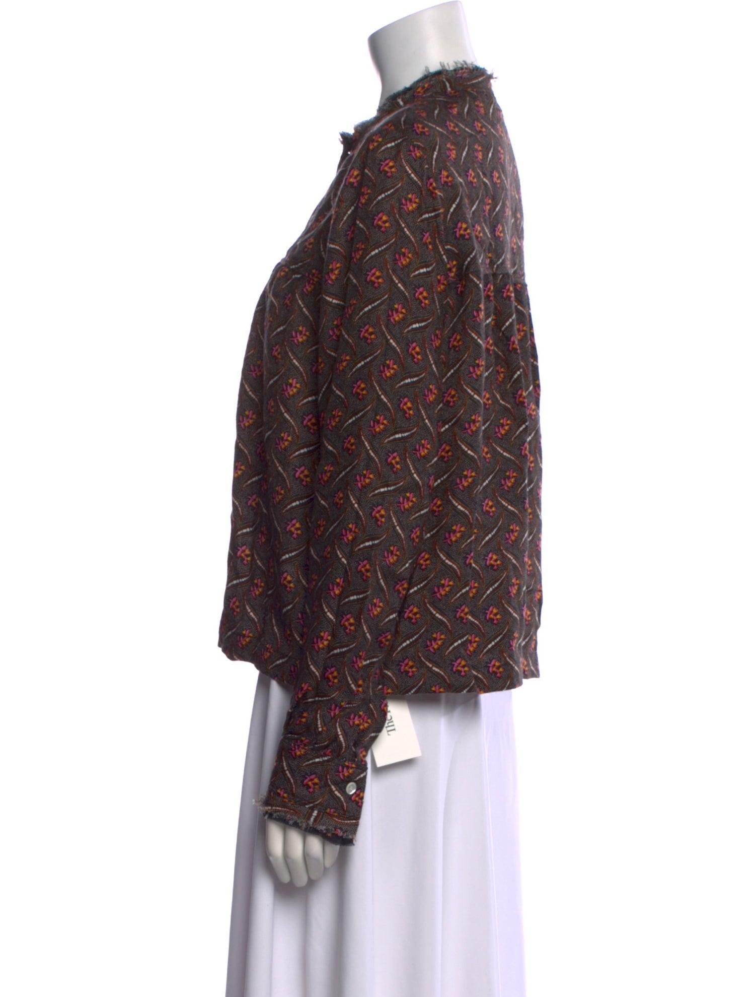 Raquel Allegra Silk Printed Blouse