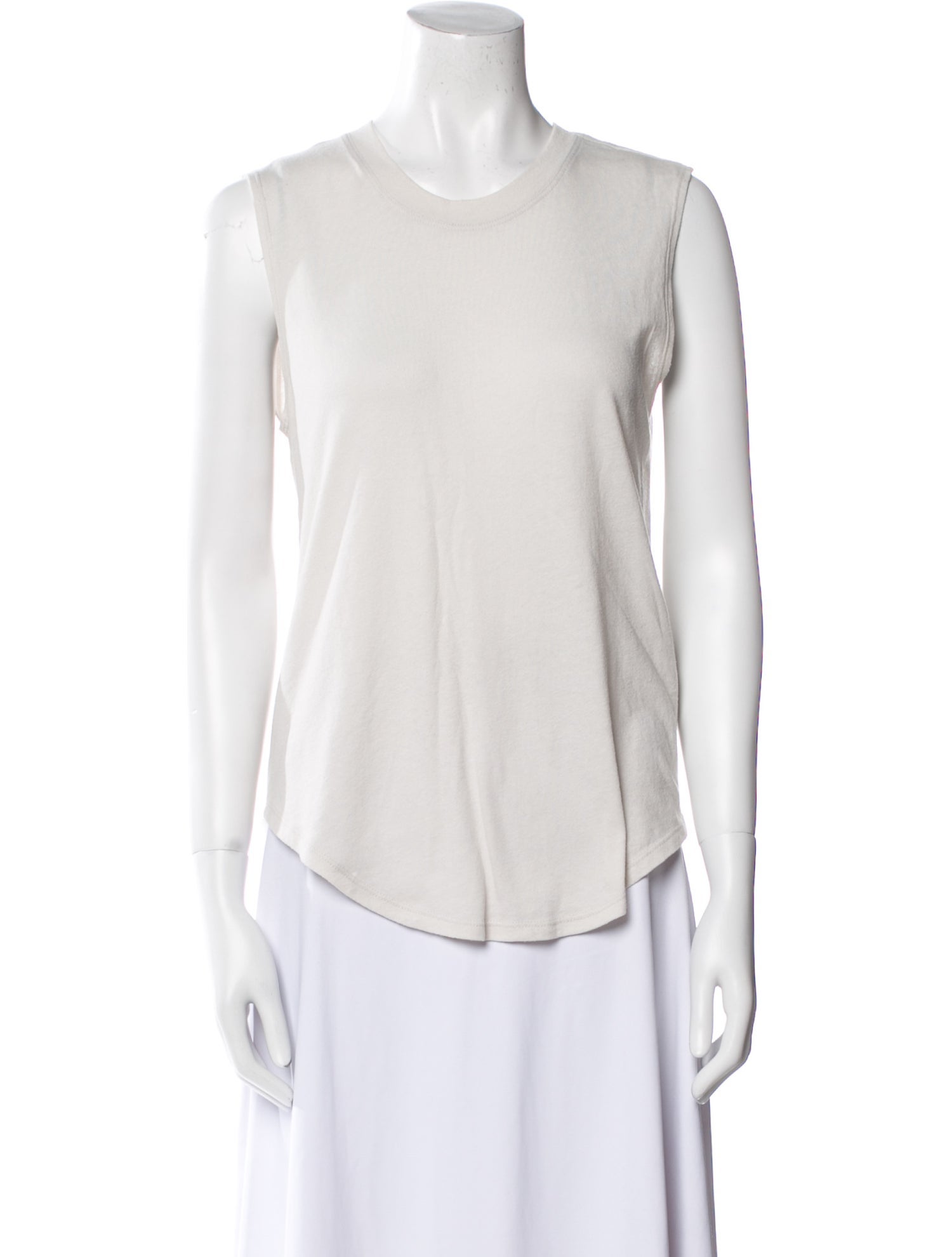 Raquel Allegra Scoop Neck Sleeveless Top