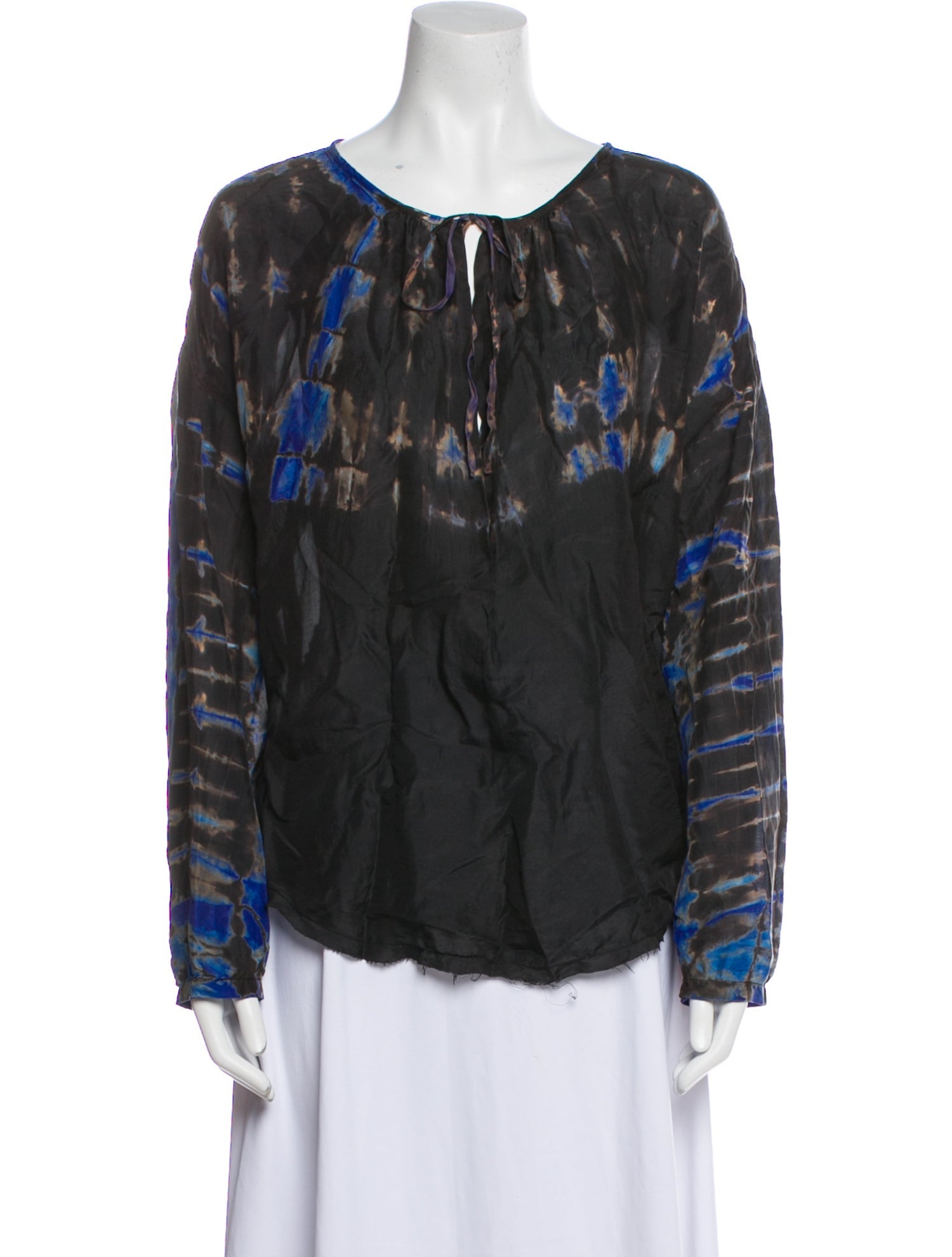 Raquel Allegra Silk Printed Blouse