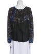Raquel Allegra Silk Printed Blouse