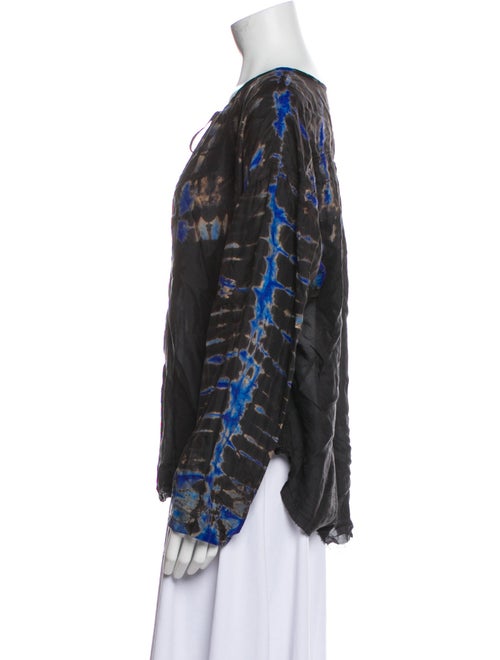 Raquel Allegra Silk Printed Blouse