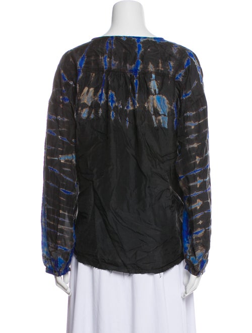 Raquel Allegra Silk Printed Blouse