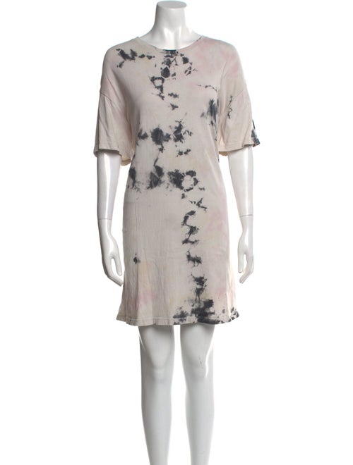 Raquel Allegra Tie-Dye Print Mini Dress