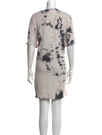 Raquel Allegra Tie-Dye Print Mini Dress