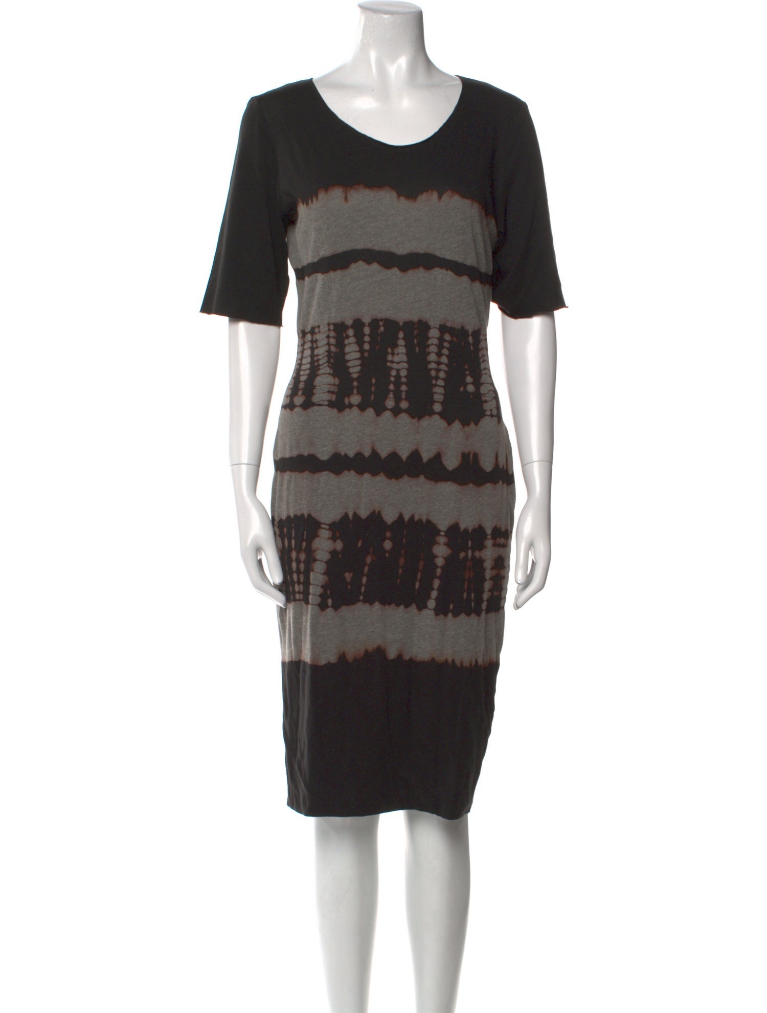 Raquel Allegra Tie-Dye Print Knee-Length Dress w/ Tags