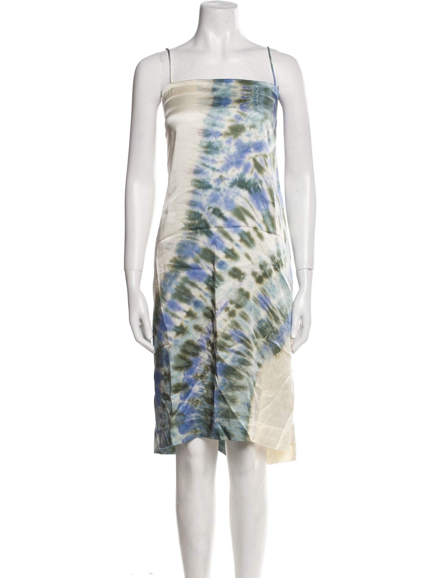 Raquel Allegra Silk Knee-Length Dress