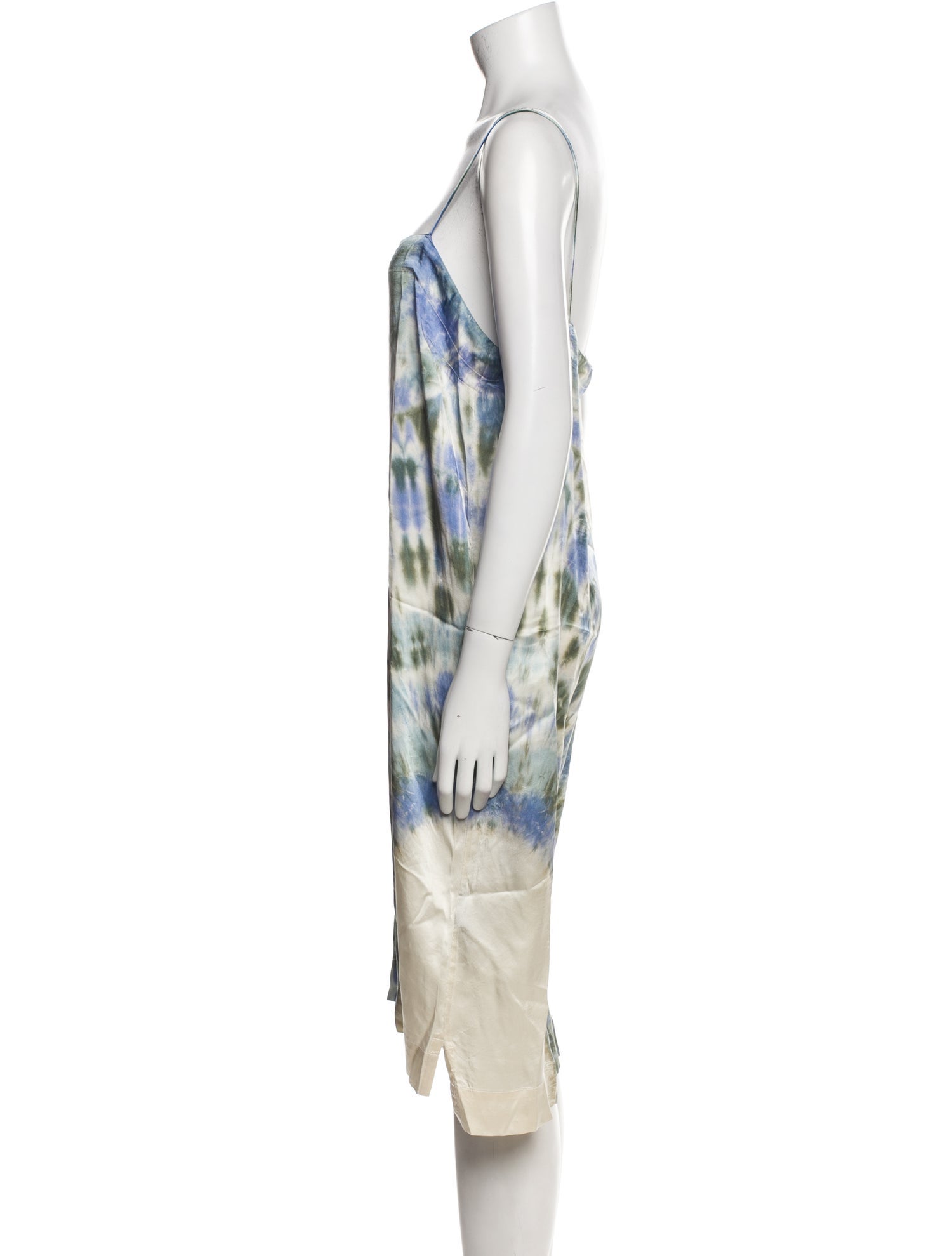 Raquel Allegra Silk Knee-Length Dress