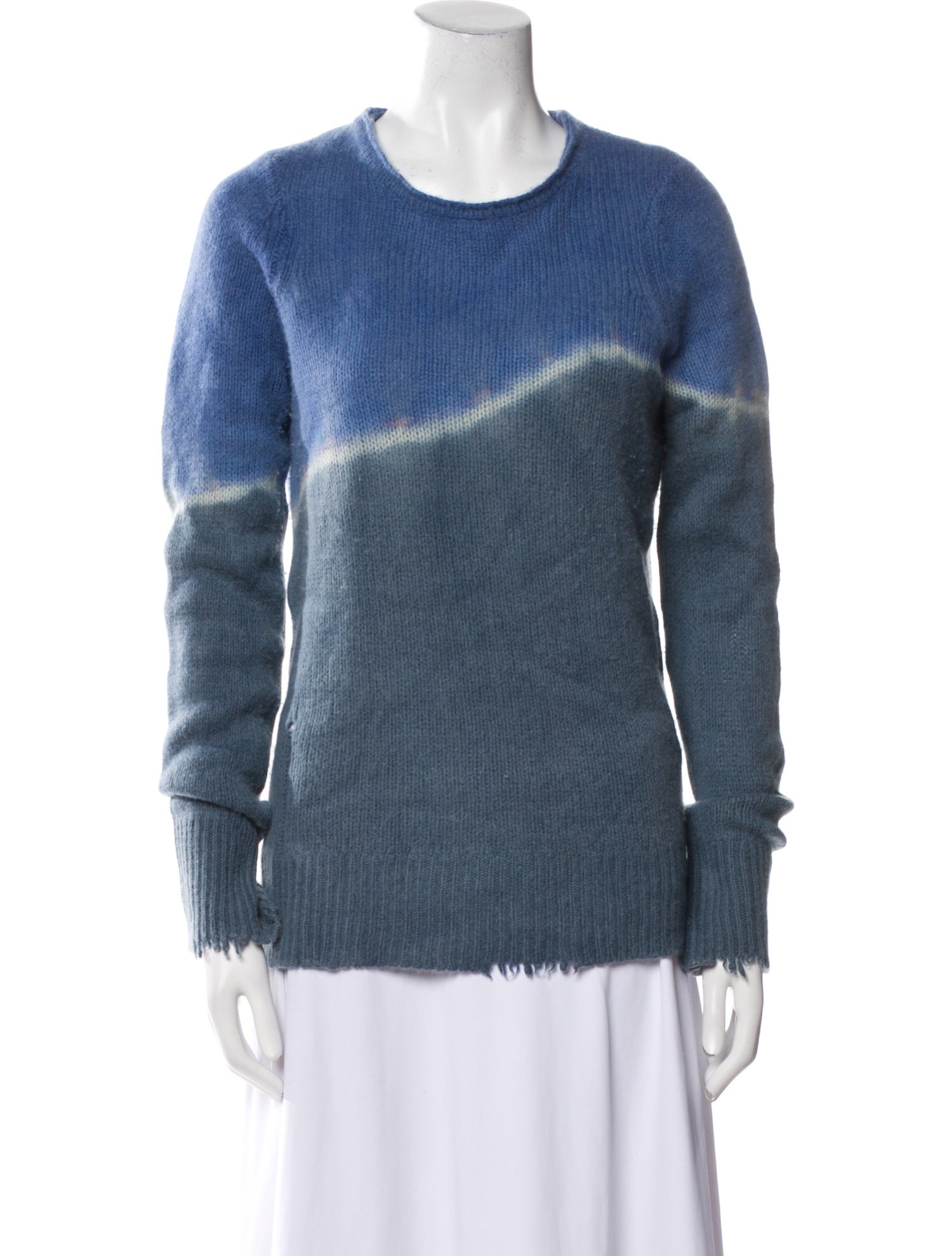 Raquel Allegra Cashmere Tie-Dye Print Sweater