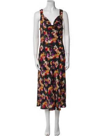 Raquel Allegra Silk Long Dress