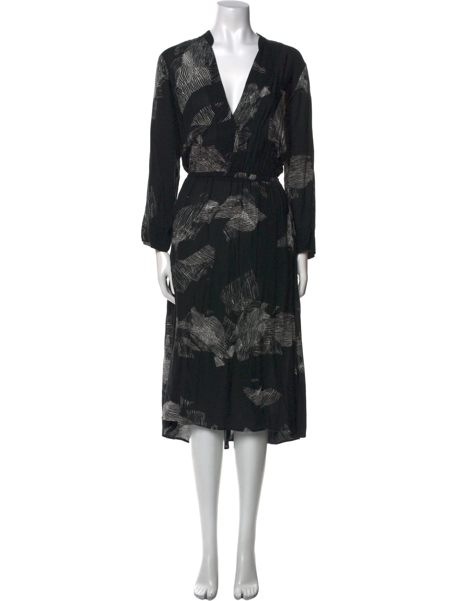 Raquel Allegra Linen Midi Length Dress