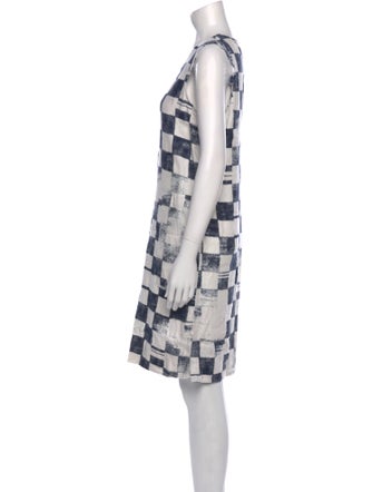 Raquel Allegra Linen Knee-Length Dress