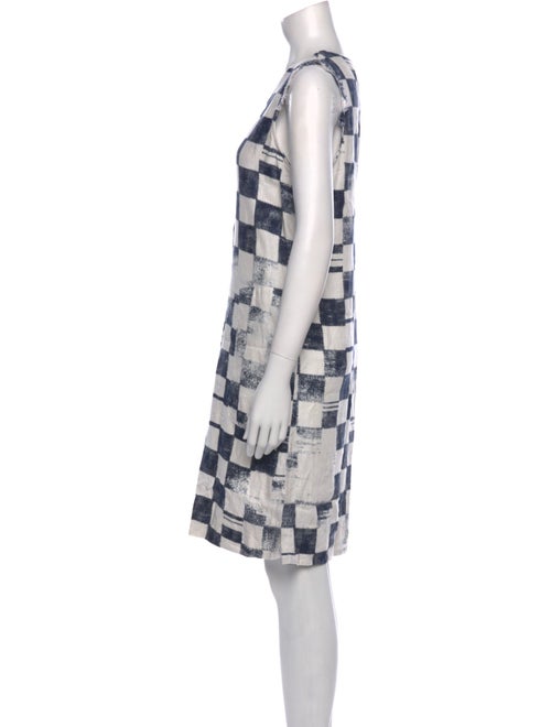 Raquel Allegra Linen Knee-Length Dress