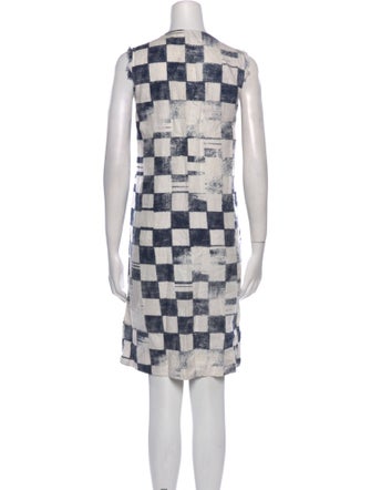 Raquel Allegra Linen Knee-Length Dress