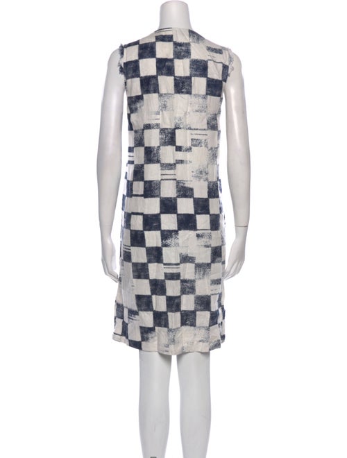 Raquel Allegra Linen Knee-Length Dress