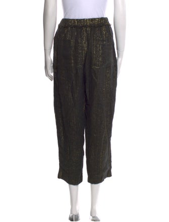 Raquel Allegra Linen Straight Leg Pants