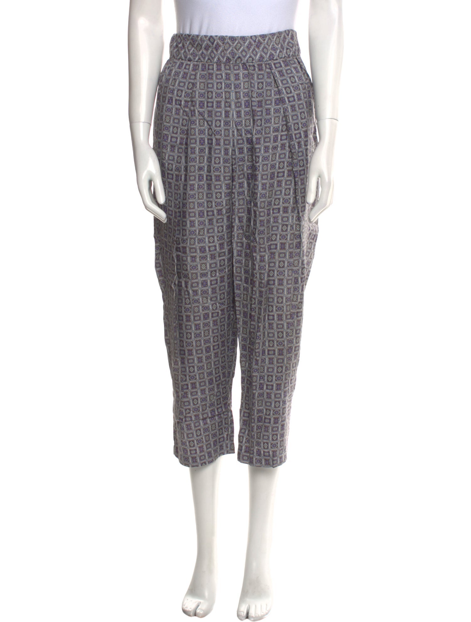 Raquel Allegra Printed Straight Leg Pants