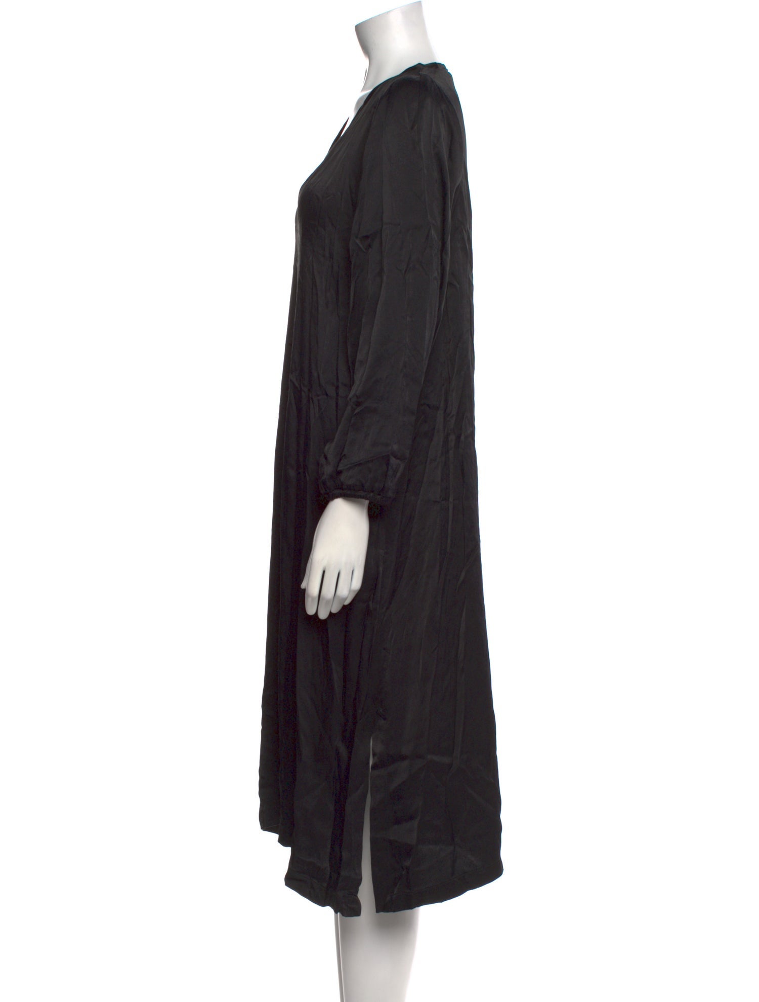 Raquel Allegra V-Neck Midi Length Dress