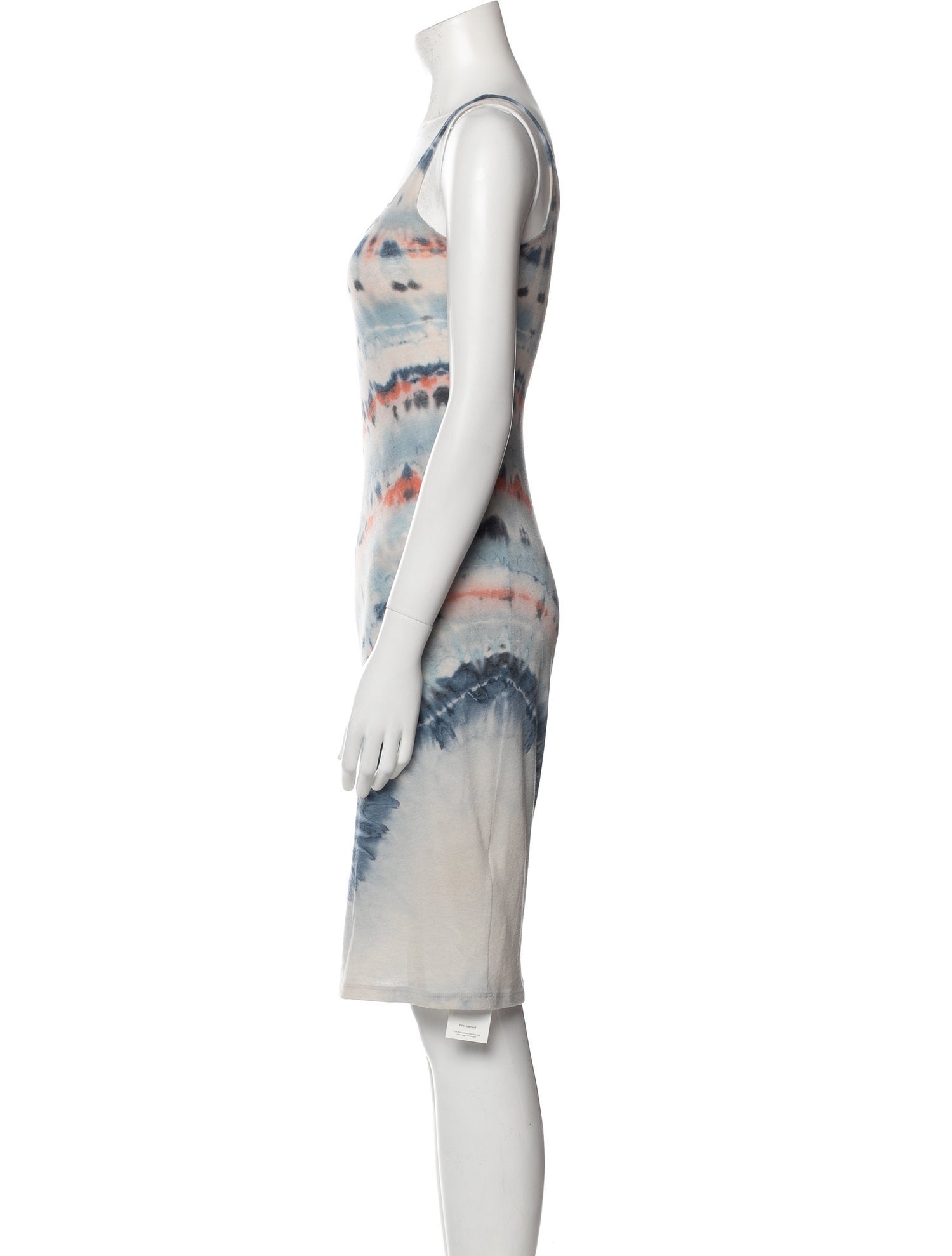 Raquel Allegra Tie-Dye Print Knee-Length Dress
