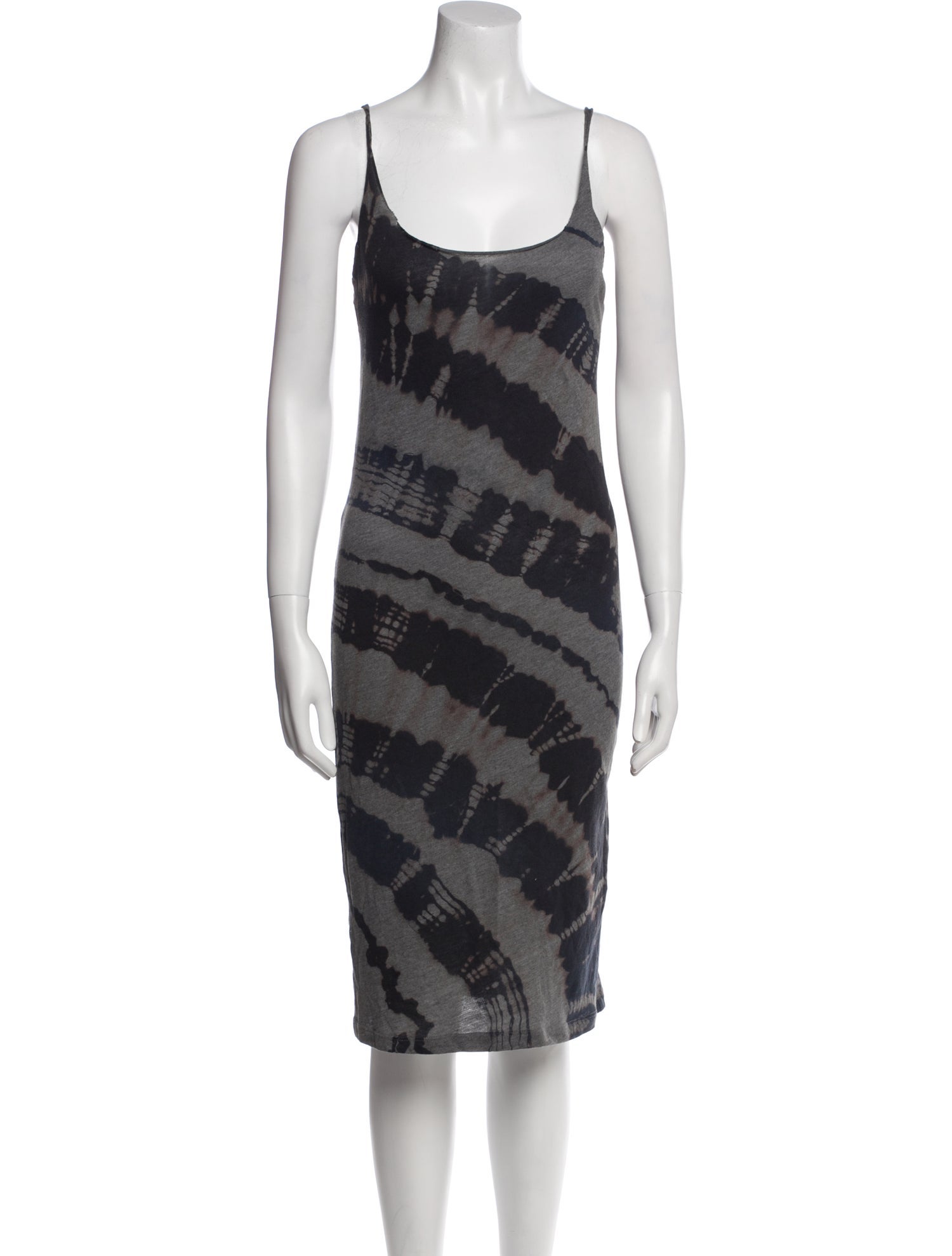 Raquel Allegra Tie-Dye Print Knee-Length Dress