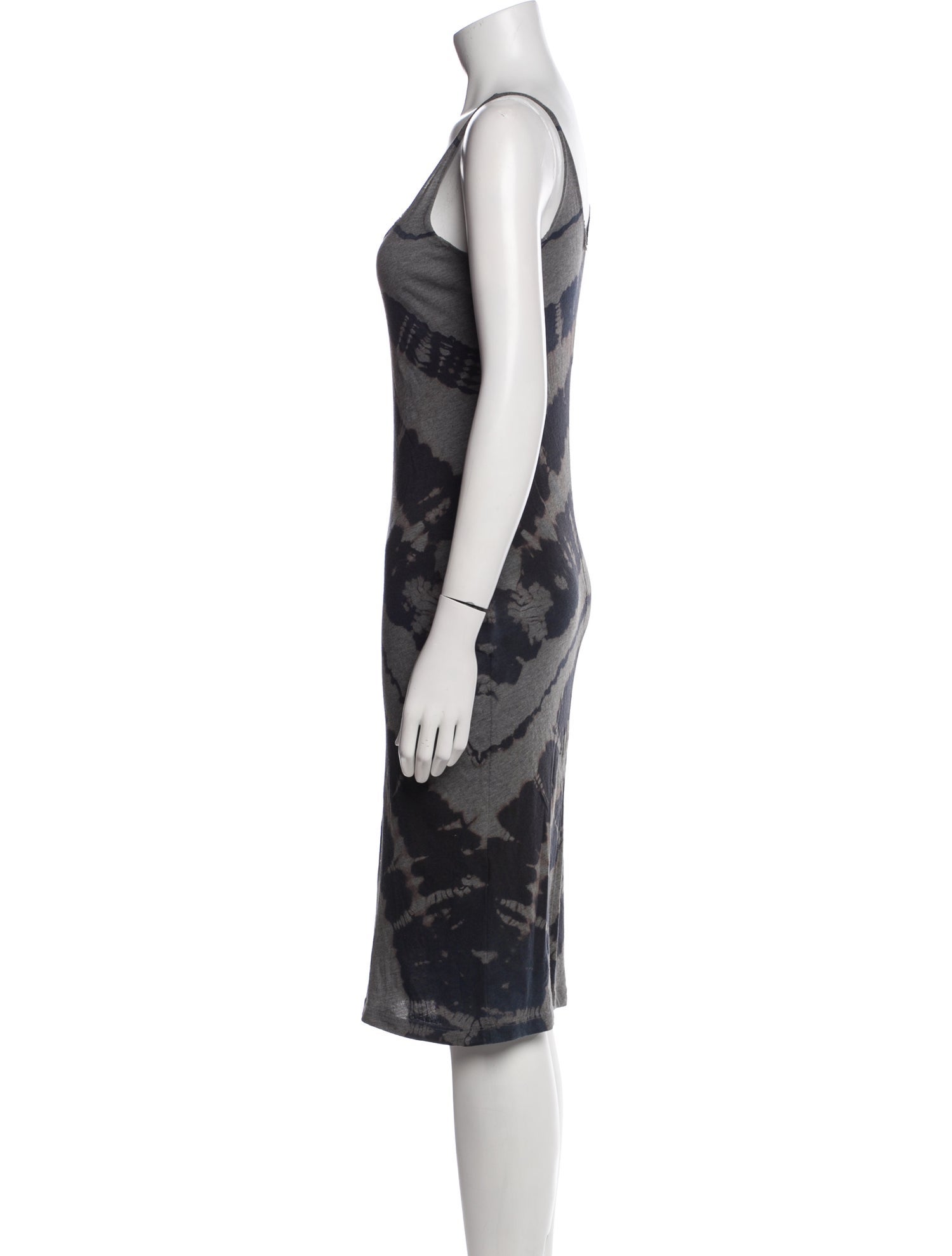 Raquel Allegra Tie-Dye Print Knee-Length Dress