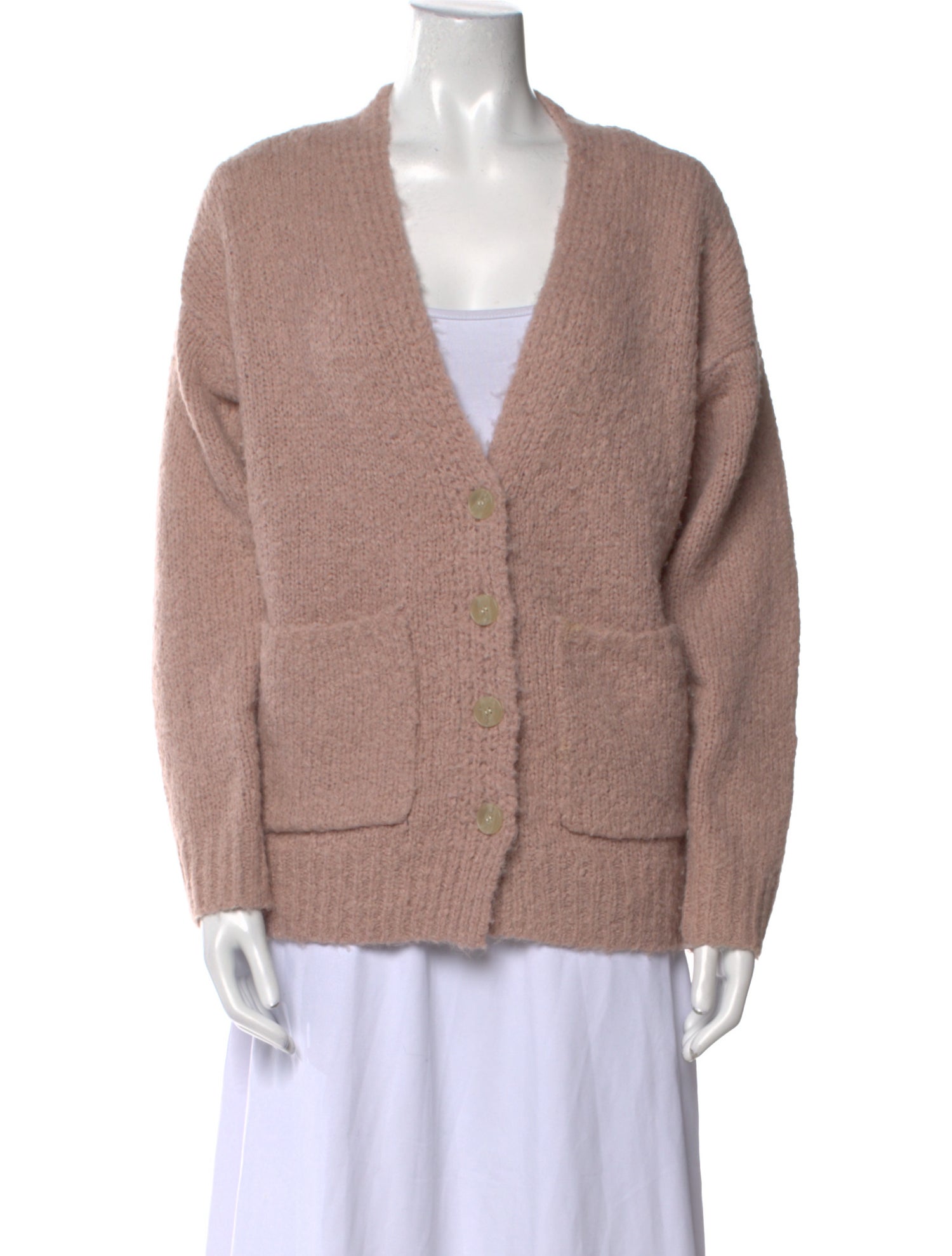 Raquel Allegra Alpaca V-Neck Sweater