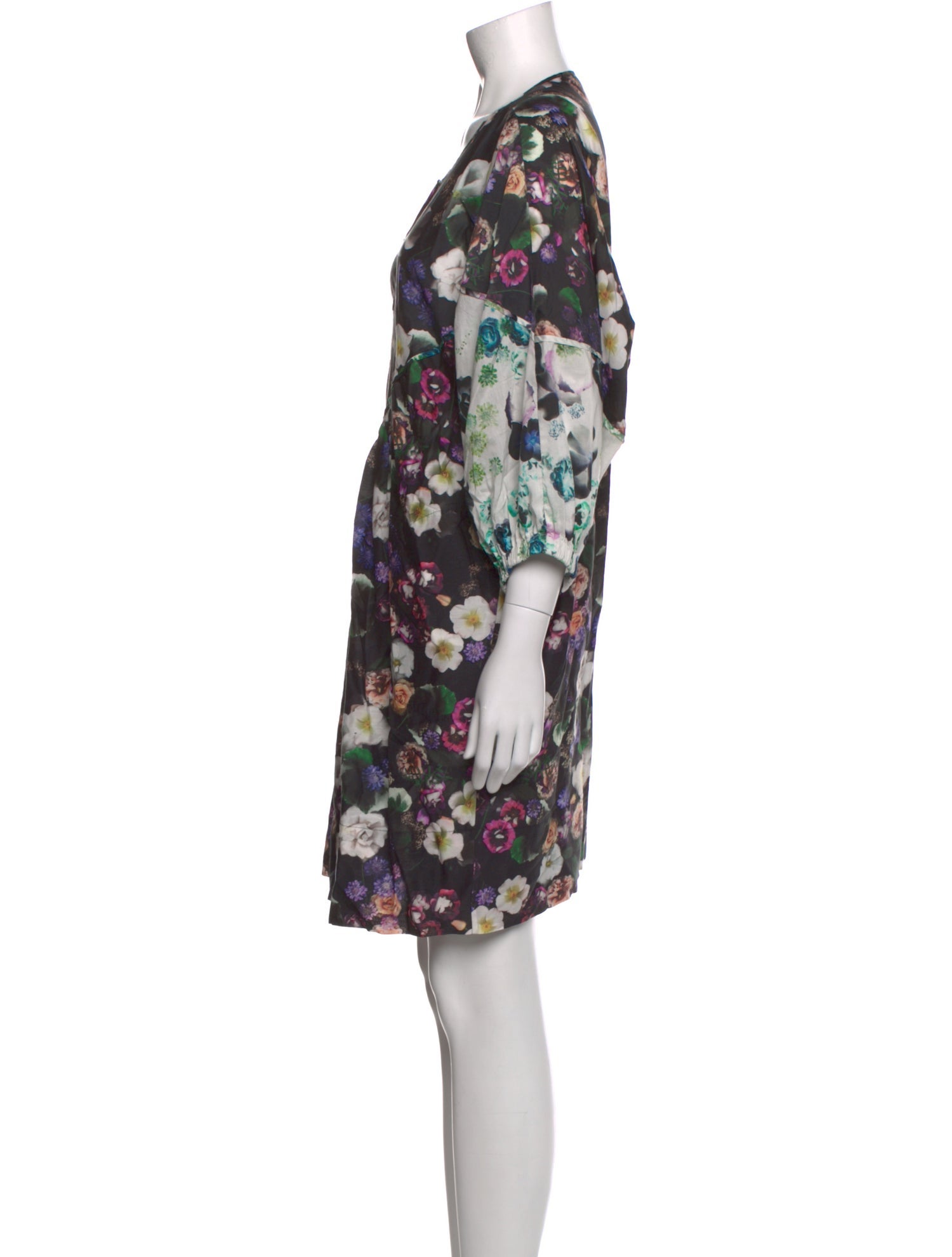Raquel Allegra Floral Print Mini Dress