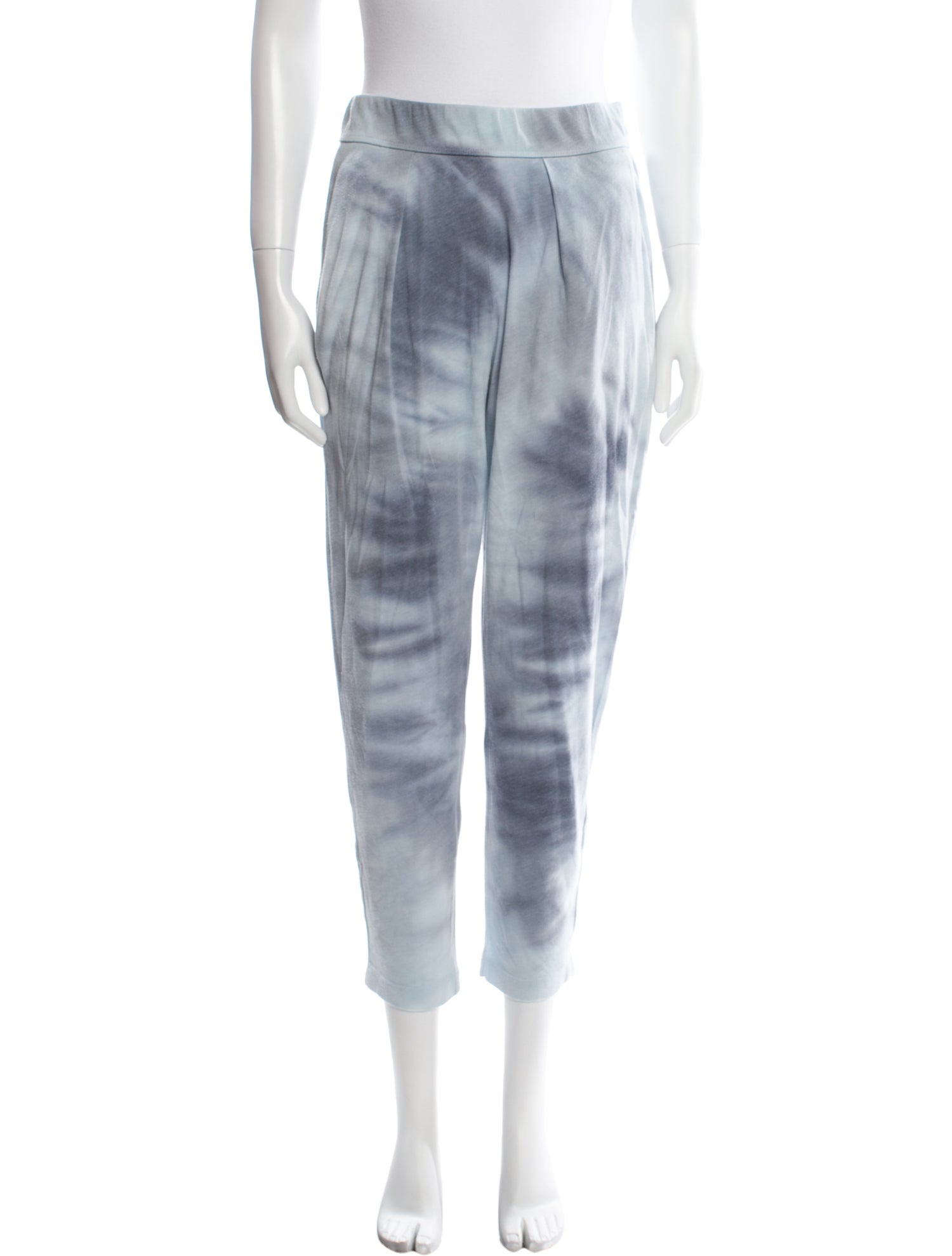Raquel Allegra Tie-Dye Print Skinny Leg Pants