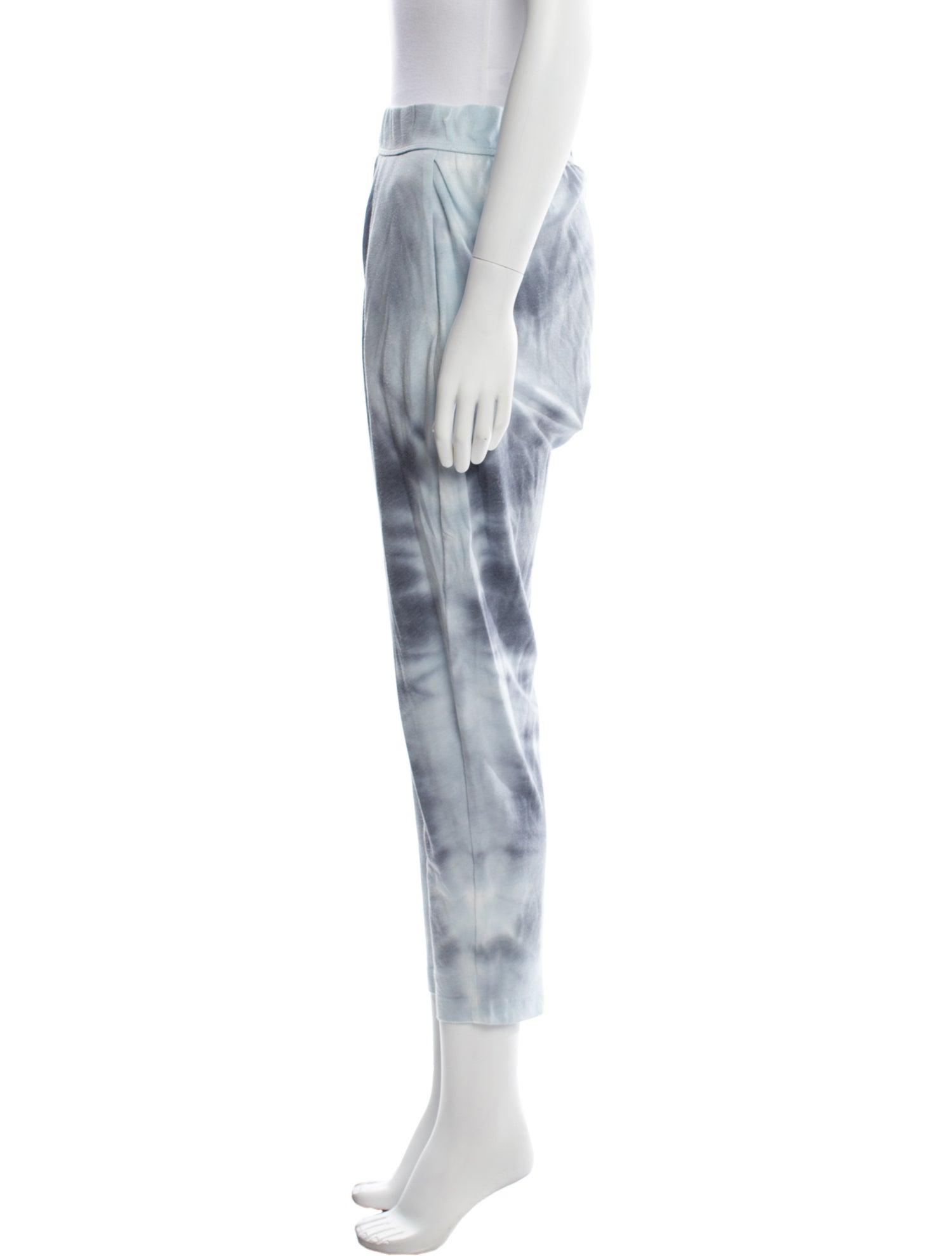 Raquel Allegra Tie-Dye Print Skinny Leg Pants