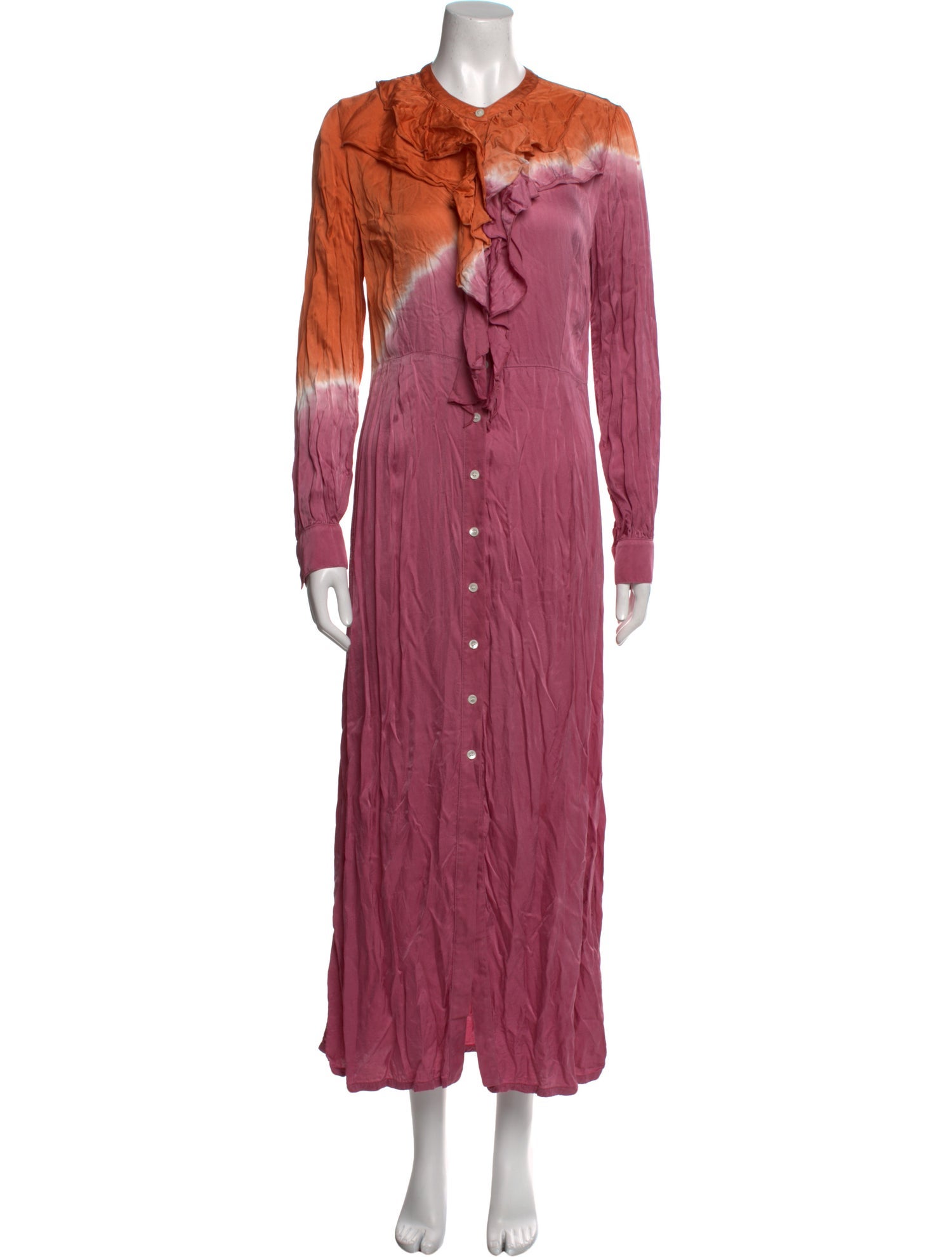 Raquel Allegra Printed Long Dress