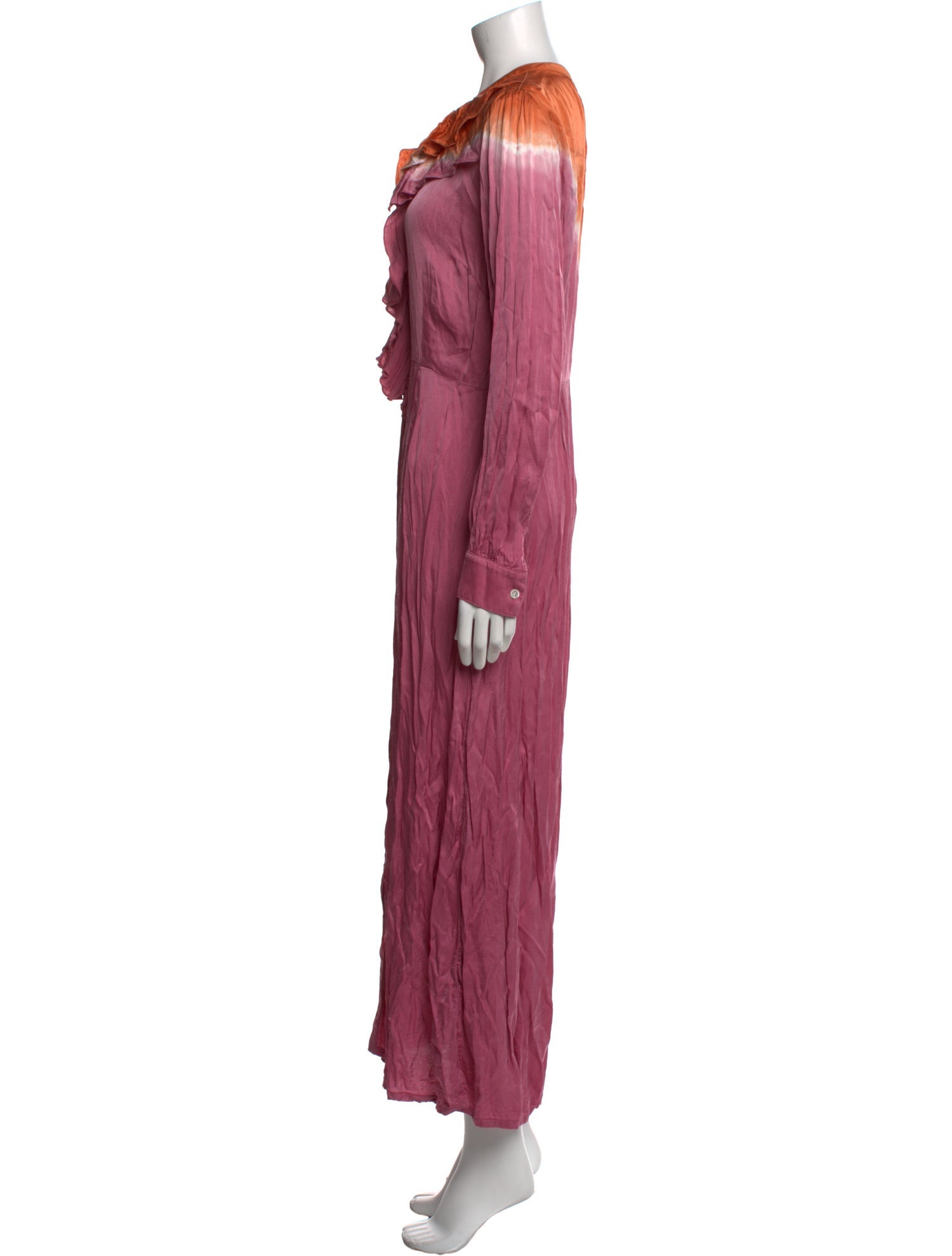 Raquel Allegra Printed Long Dress