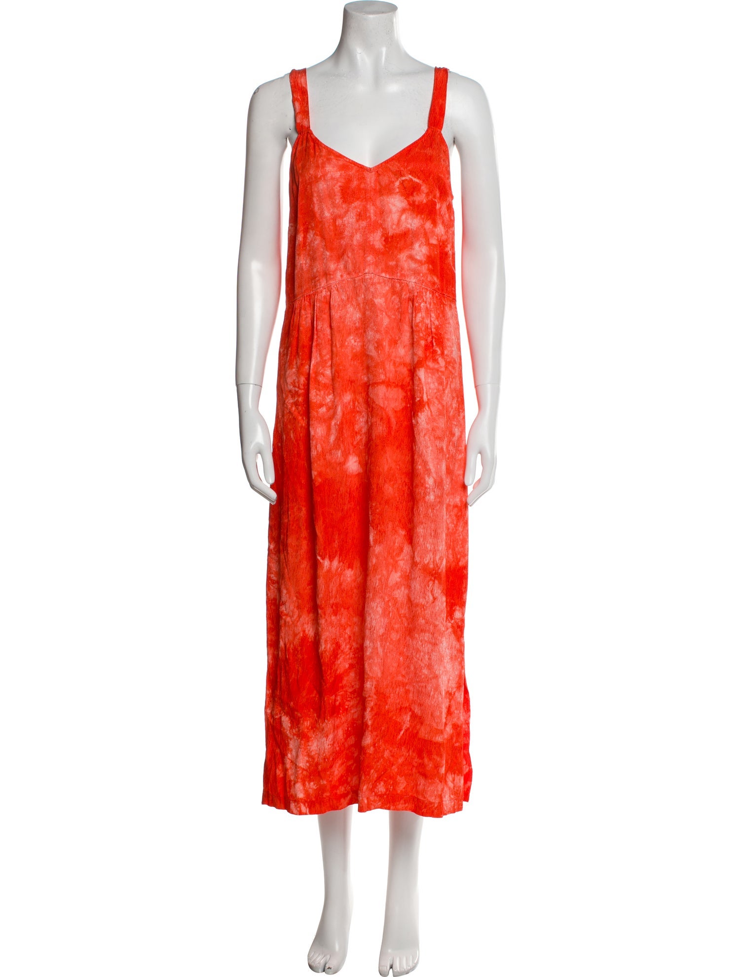 Raquel Allegra Printed Long Dress
