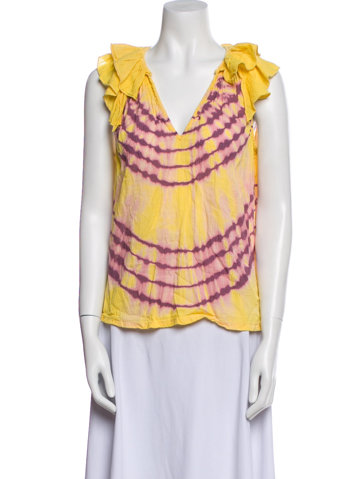 Raquel Allegra Printed Cowl Neck Blouse