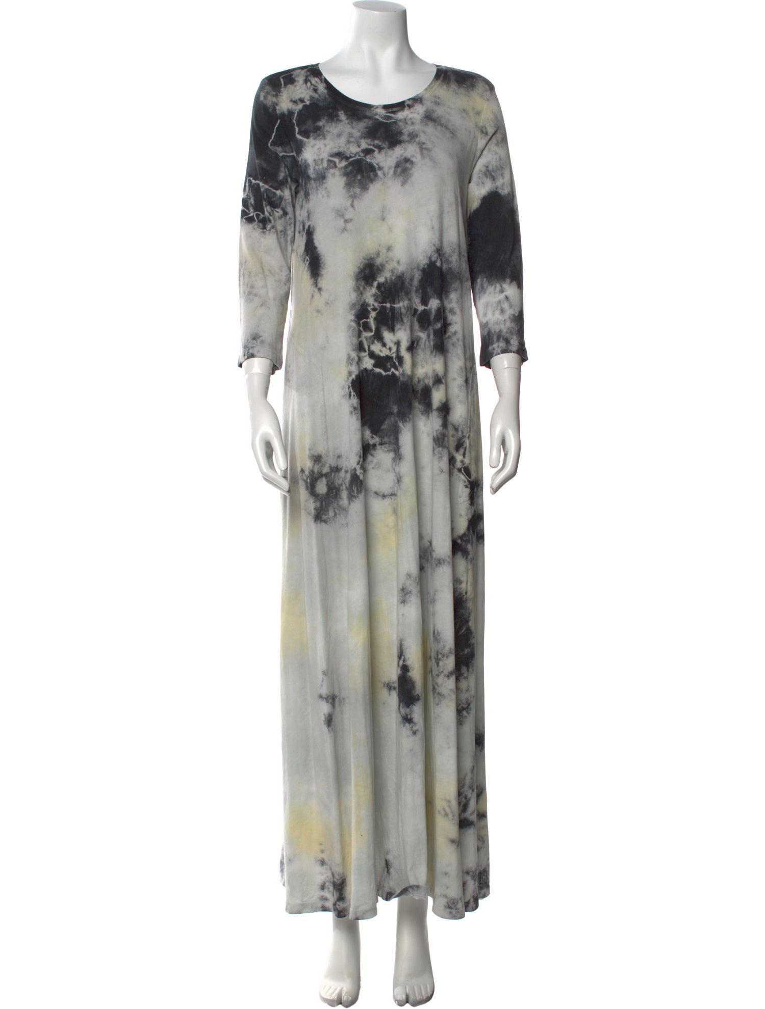 Raquel Allegra Tie-Dye Print Long Dress
