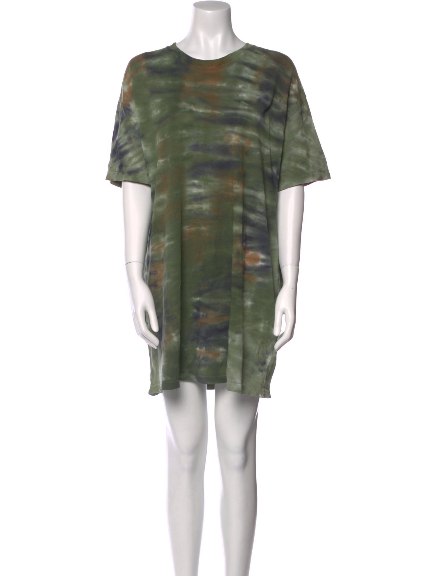 Raquel Allegra Tie-Dye Print Mini Dress