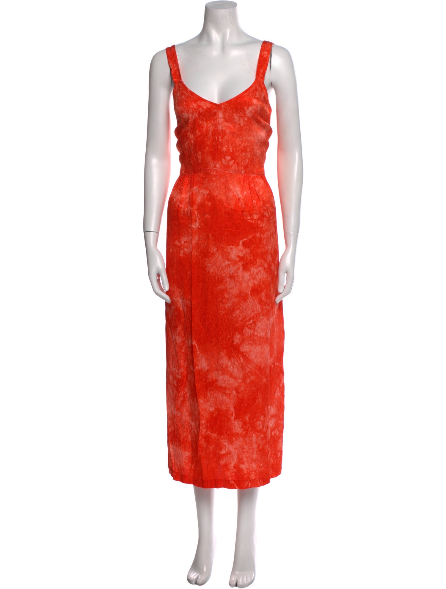 Raquel Allegra Printed Long Dress