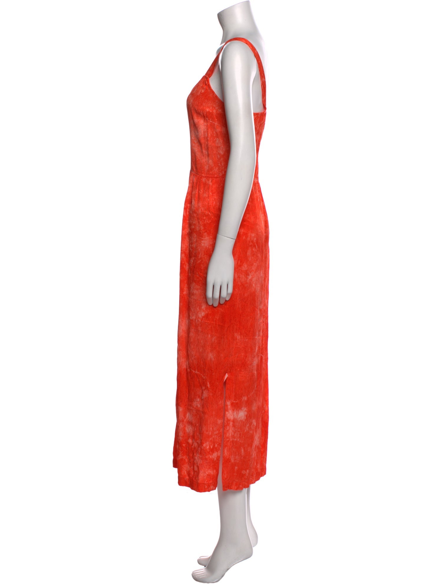 Raquel Allegra Printed Long Dress