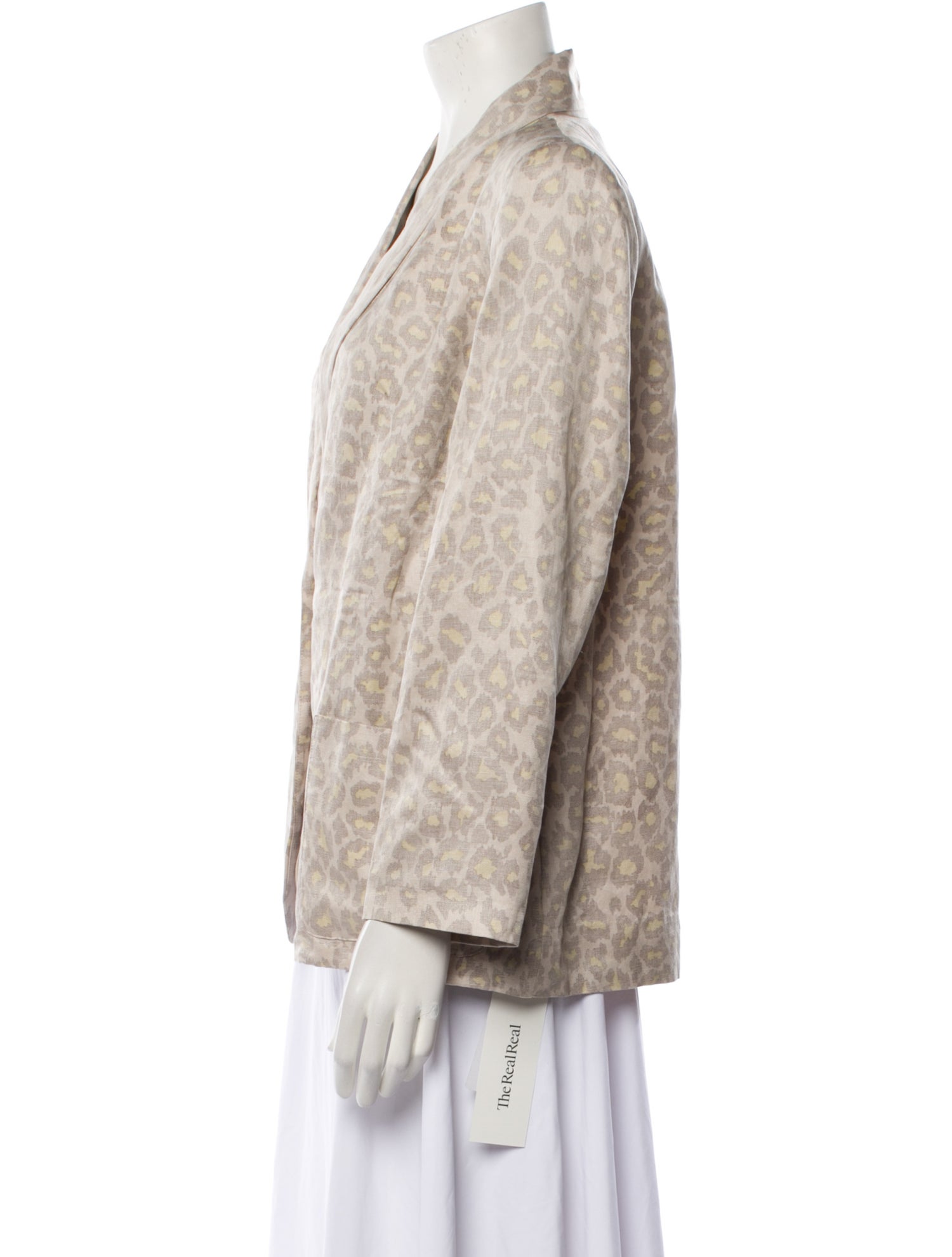 Raquel Allegra Linen Evening Jacket